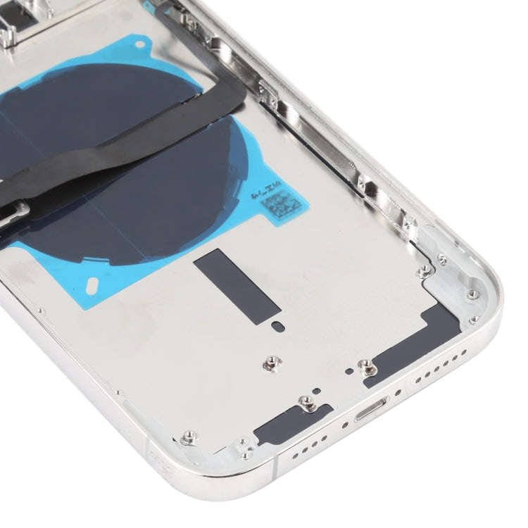 For iPhone 13 Pro Max Battery Back Cover with Side Keys & Card Tray & Power + Volume Flex Cable &...