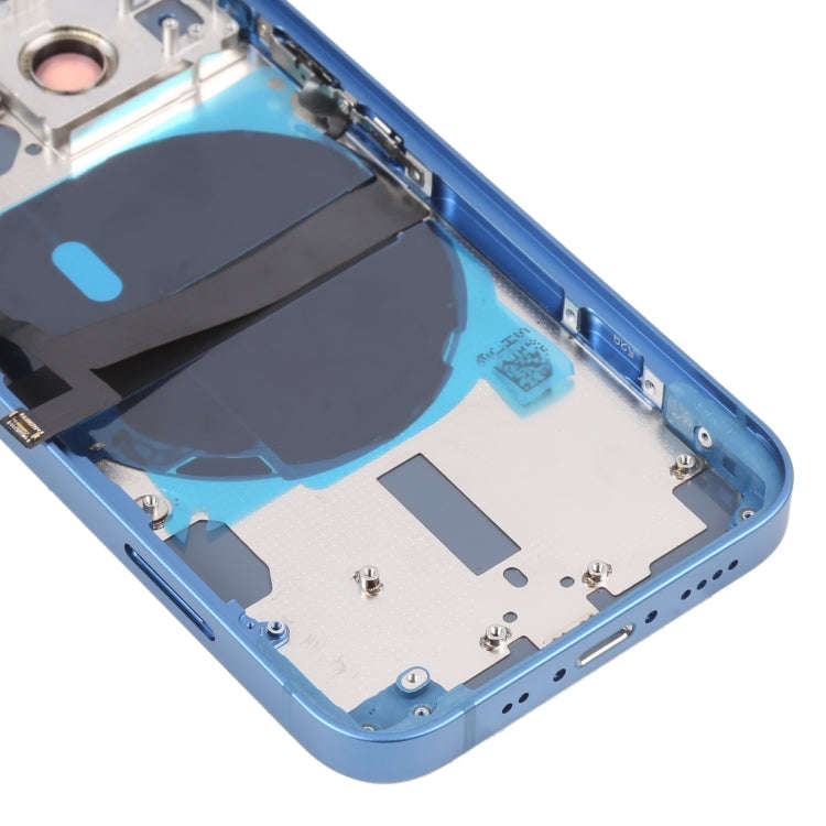 For iPhone 13 mini Battery Back Cover with Side Keys & Card Tray & Power + Volume Flex Cable & Wi...