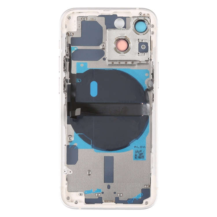 For iPhone 13 mini Battery Back Cover with Side Keys & Card Tray & Power + Volume Flex Cable & Wi...