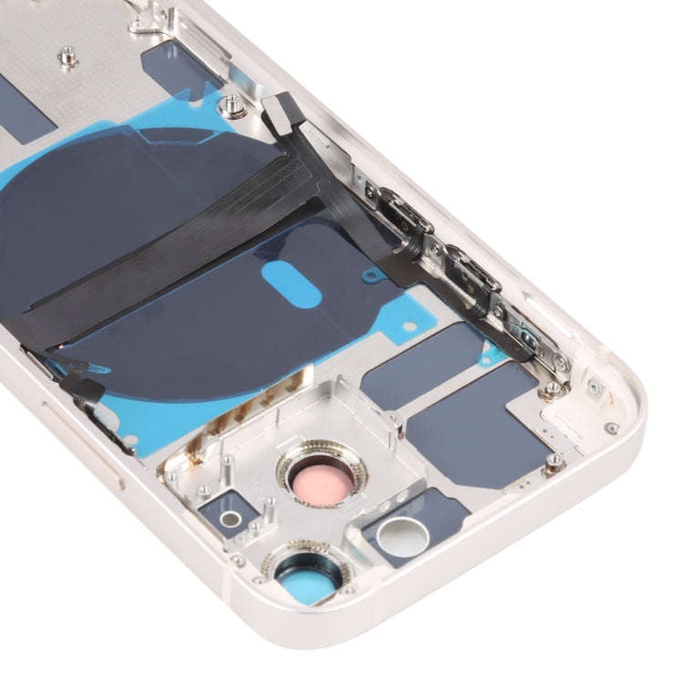 For iPhone 13 mini Battery Back Cover with Side Keys & Card Tray & Power + Volume Flex Cable & Wi...