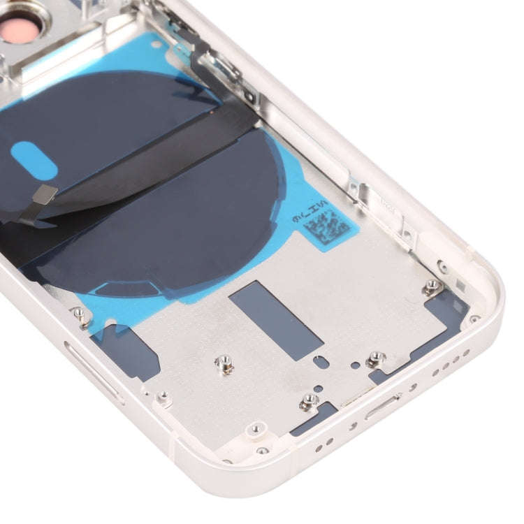For iPhone 13 mini Battery Back Cover with Side Keys & Card Tray & Power + Volume Flex Cable & Wi...