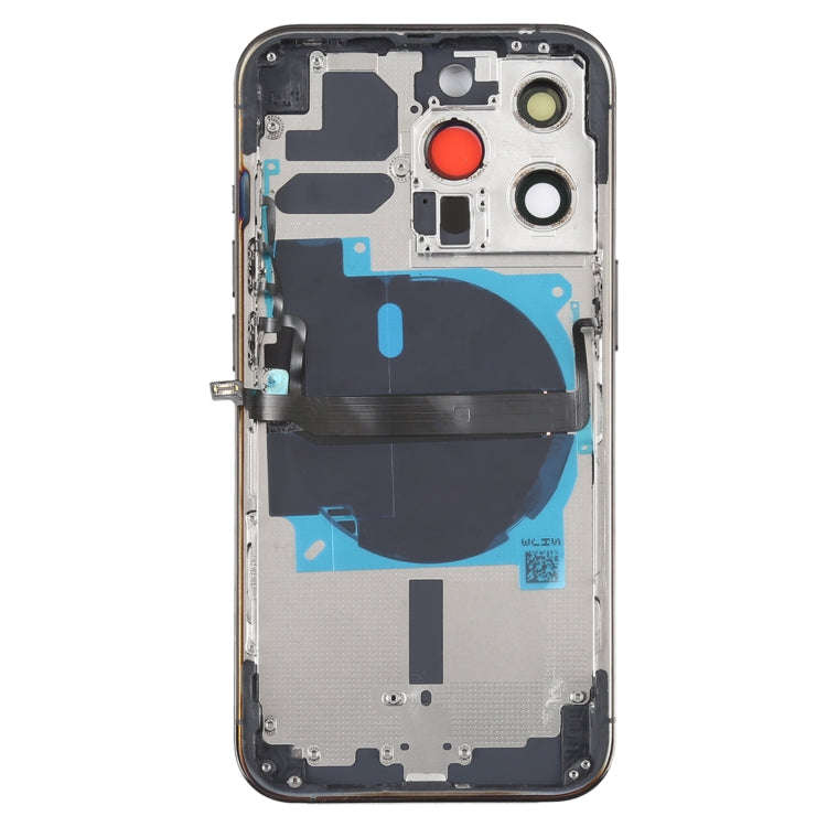 For iPhone 13 Pro Battery Back Cover with Side Keys & Card Tray & Power + Volume Flex Cable & Wir...