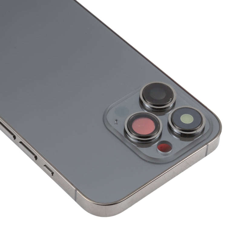 For iPhone 13 Pro Battery Back Cover with Side Keys & Card Tray & Power + Volume Flex Cable & Wir...