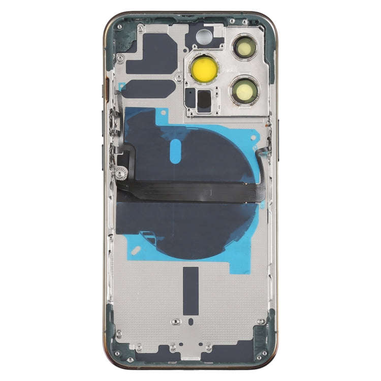 For iPhone 13 Pro Battery Back Cover with Side Keys & Card Tray & Power + Volume Flex Cable & Wir...