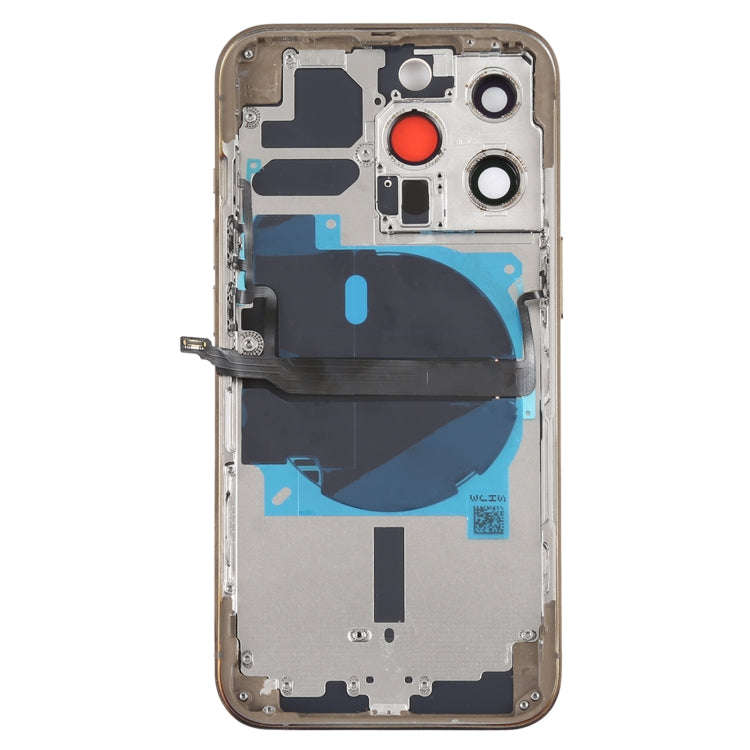 For iPhone 13 Pro Battery Back Cover with Side Keys & Card Tray & Power + Volume Flex Cable & Wir...