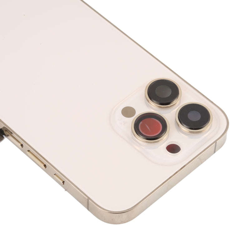 For iPhone 13 Pro Battery Back Cover with Side Keys & Card Tray & Power + Volume Flex Cable & Wir...
