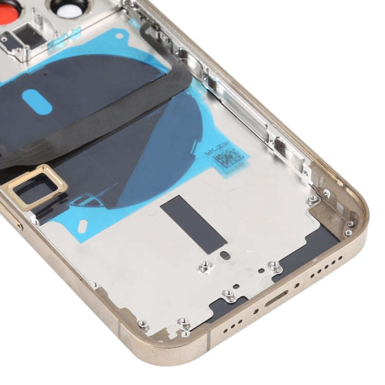 For iPhone 13 Pro Battery Back Cover with Side Keys & Card Tray & Power + Volume Flex Cable & Wir...