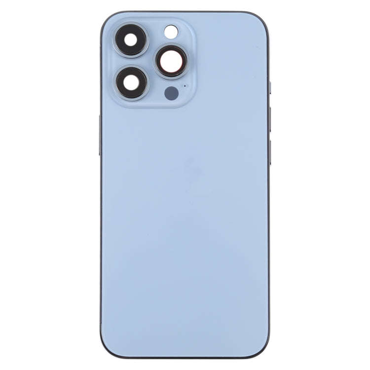 For iPhone 13 Pro Battery Back Cover with Side Keys & Card Tray & Power + Volume Flex Cable & Wir...