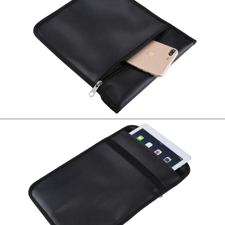 Anti-Radiation Signal Blocking Case for Cell Phone, Size: 28cm x 22.7cm(Black)