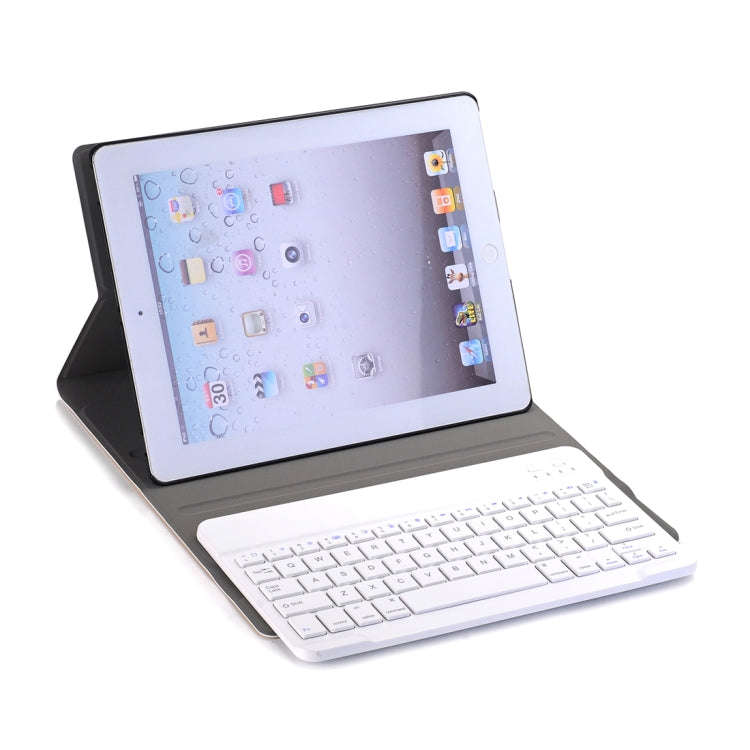 A02 for iPad 4 / 3 / 2 Universal Ultra-thin ABS Horizontal Flip Tablet Case + Bluetooth Keyboard(...