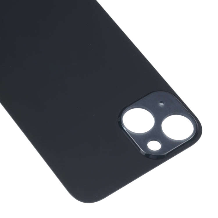 Easy Replacement Big Camera Hole Glass Back Battery Cover for iPhone 14(Black)
