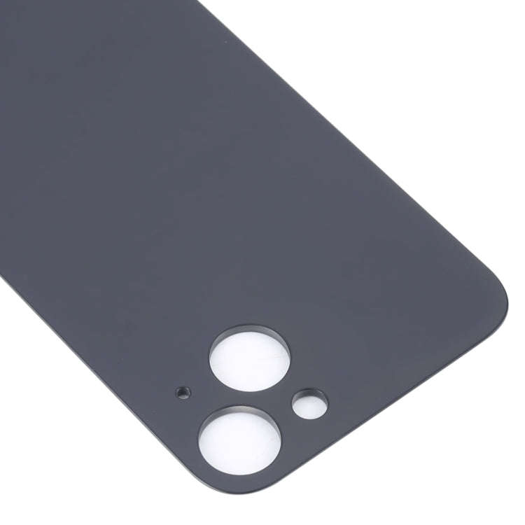 Easy Replacement Big Camera Hole Glass Back Battery Cover for iPhone 14(Black)