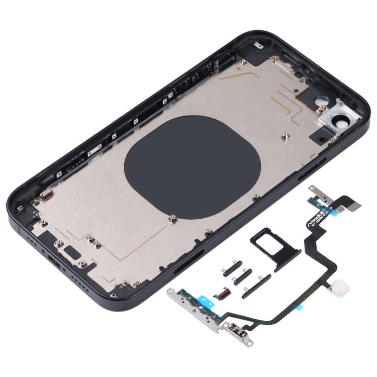 Back Housing Cover with Appearance Imitation of iP14 for iPhone XR(Black)