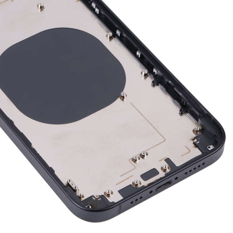 Back Housing Cover with Appearance Imitation of iP14 for iPhone XR(Black)