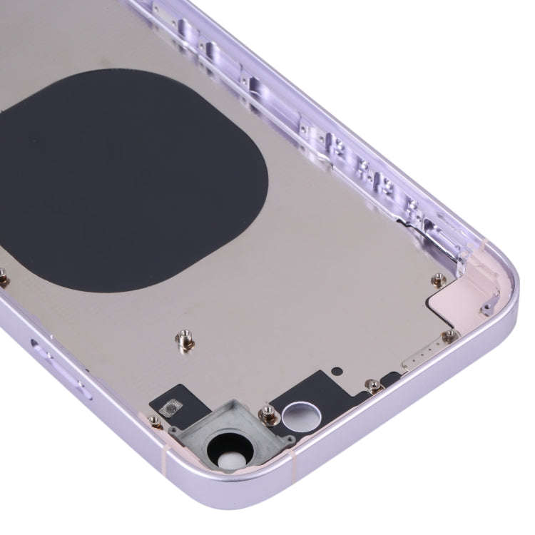 Back Housing Cover with Appearance Imitation of iP14 for iPhone XR(Purple)