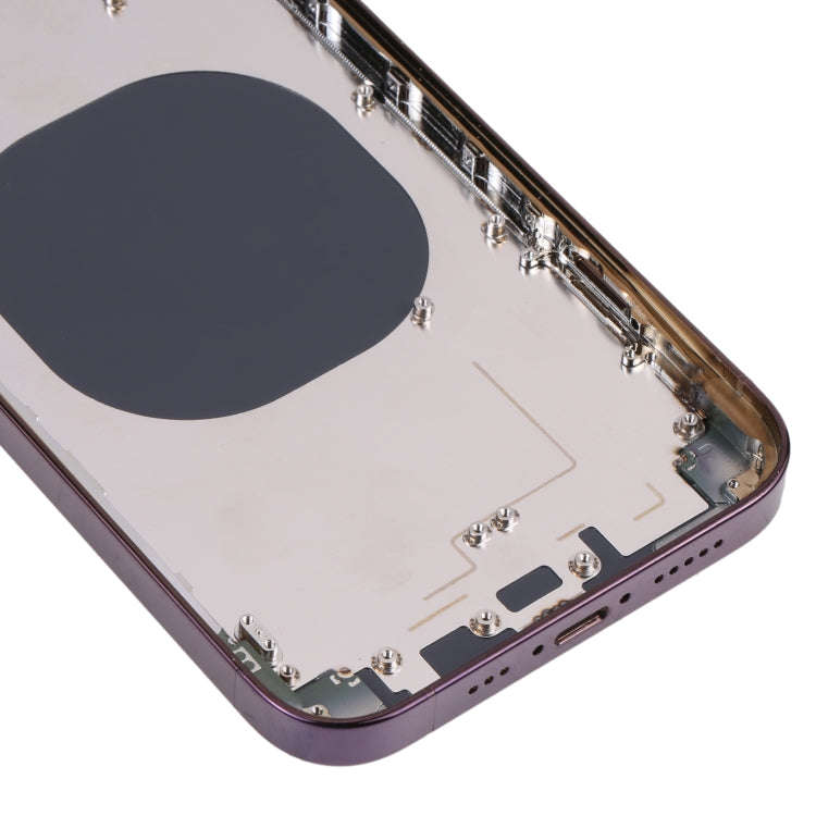 Back Housing Cover with Appearance Imitation of iP14 Pro for iPhone XR(Purple)
