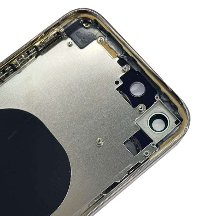 Back Housing Cover with Appearance Imitation of iP14 Pro Max for iPhone XR(Purple)