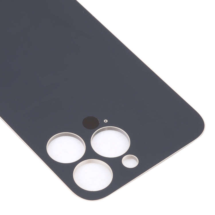 Easy Replacement Big Camera Hole Glass Back Battery Cover for iPhone 14 Pro(Gold)