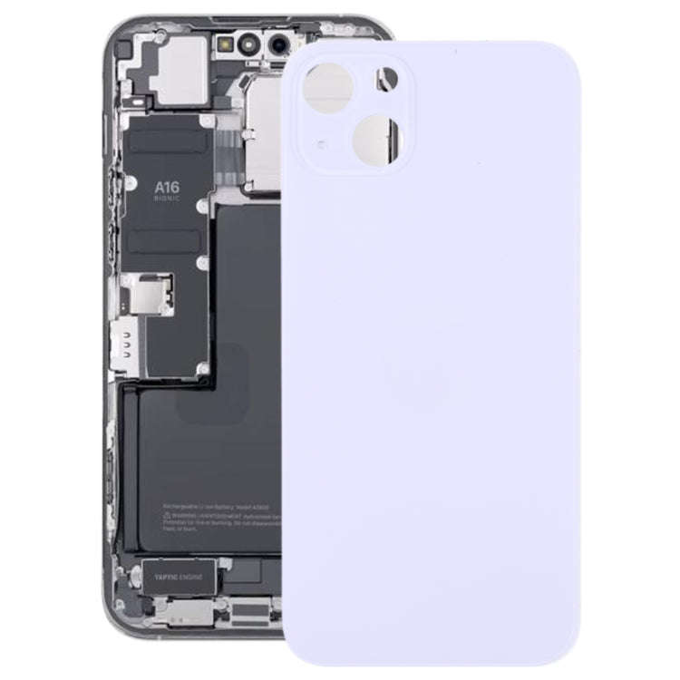 For iPhone 14 Plus Battery Back Cover(Purple)