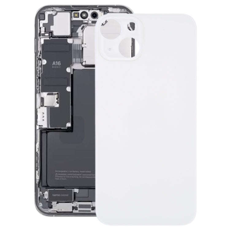 For iPhone 14 Plus Battery Back Cover(Silver)