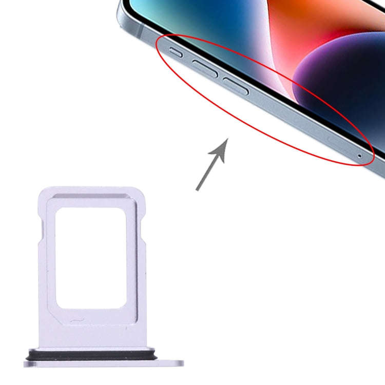 SIM+SIM Card Tray for iPhone 14 Plus (Purple)