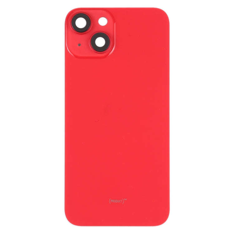 For iPhone 14 Plus Back Housing Cover with Camera Lens(Red)