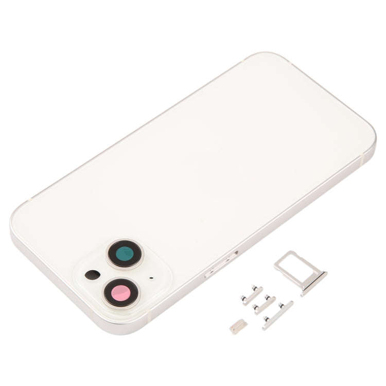 For iPhone 14 Battery Back Cover with Middle Frame / Side Keys(Gold)