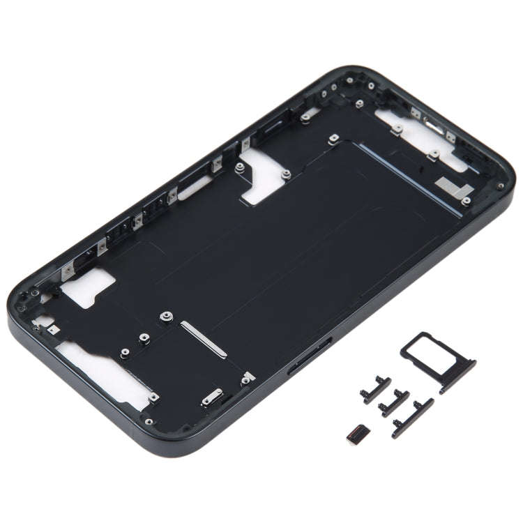 For iPhone 14 Middle Frame with Side Keys (Black)