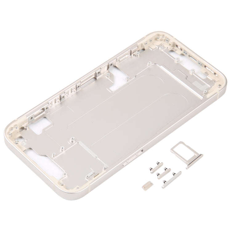 For iPhone 14 Middle Frame with Side Keys (Gold)