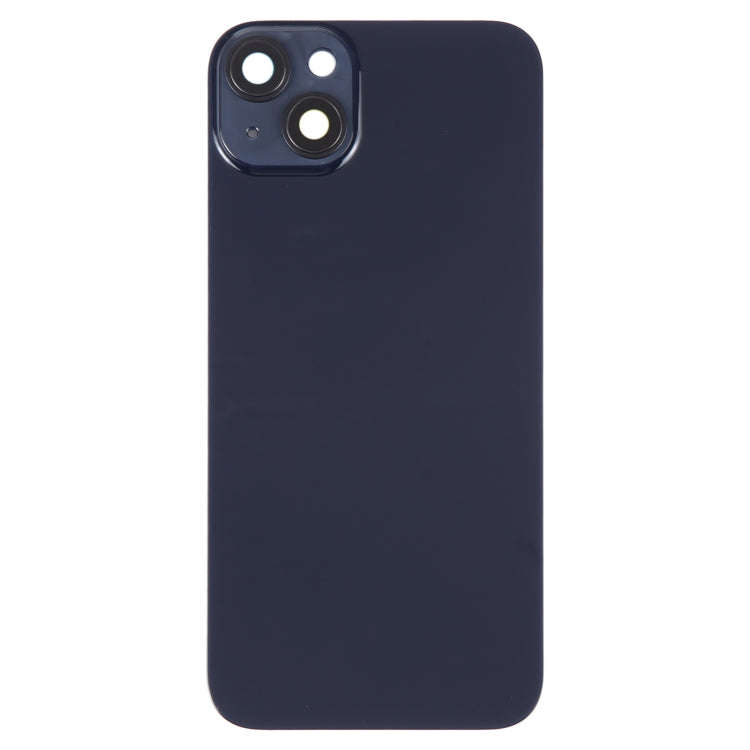 Glass Battery Back Cover with Holder for iPhone 14(Black)