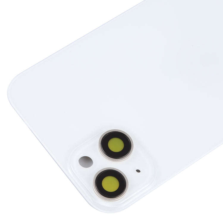 Glass Battery Back Cover with Holder for iPhone 14(White)