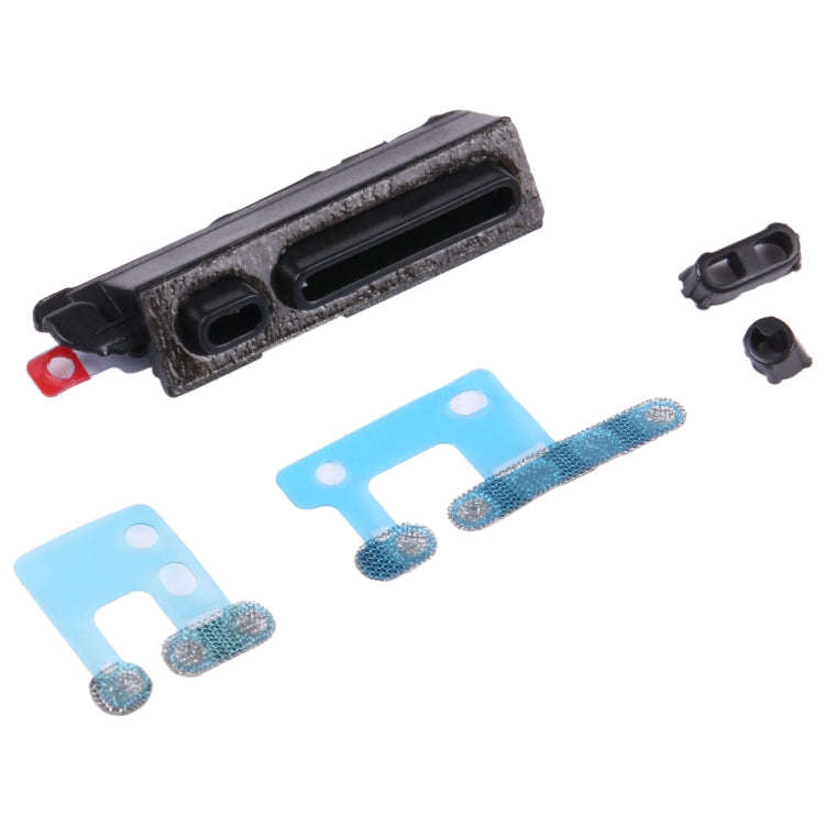 10sets Speaker Ringer Buzzer Dustproof Mesh For iPhone 14 Pro (Black)