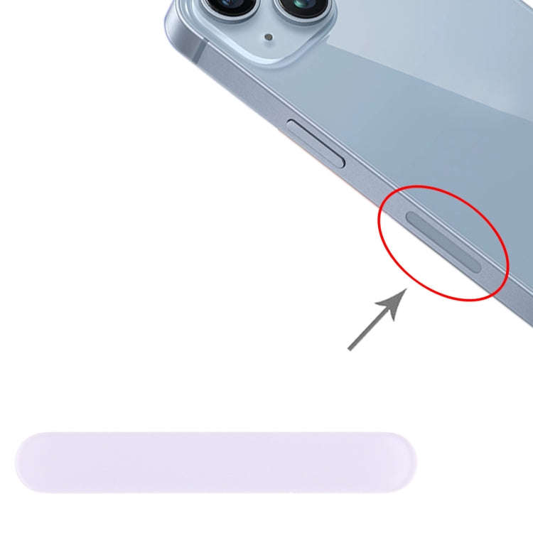 For iPhone 14 / 14 Plus US Edition 5G Signal Antenna Glass Plate (Purple)