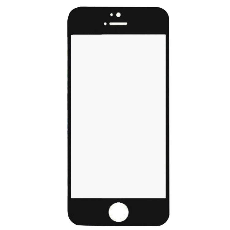 10 PCS for iPhone 5C Front Screen Outer Glass Lens(Black)