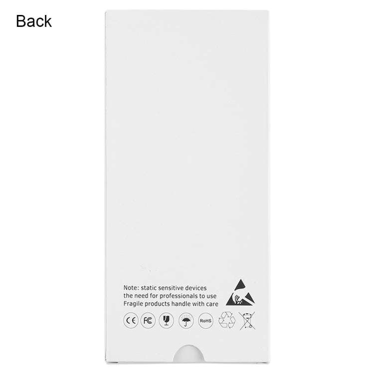 50 PCS Cardboard Packaging White Box for iPhone 5 LCD Screen