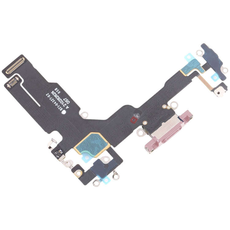 For iPhone 15 Original Charging Port Flex Cable (Pink)