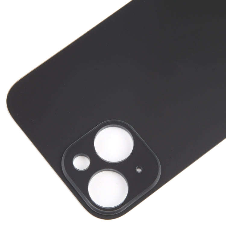 For iPhone 15 Glass Battery Back Cover(Black)
