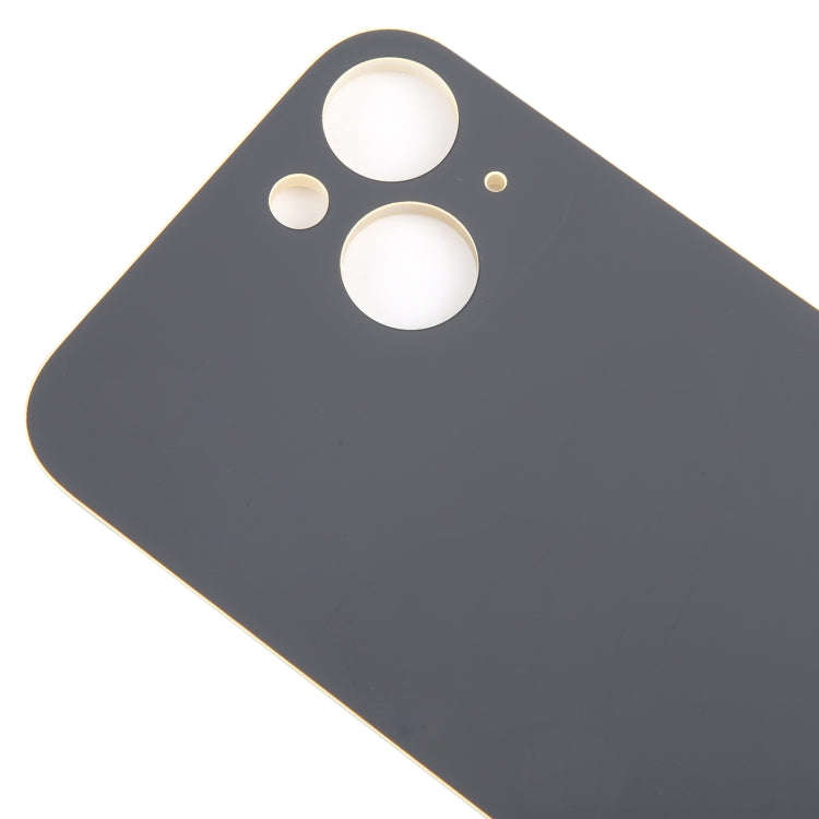 For iPhone 15 Glass Battery Back Cover(Yellow)