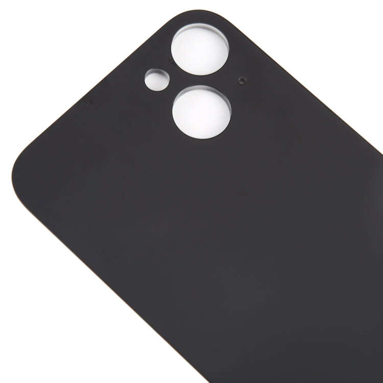 For iPhone 15 Plus Glass Battery Back Cover(Black)