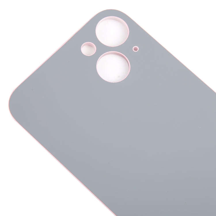 For iPhone 15 Plus Glass Battery Back Cover(Pink)