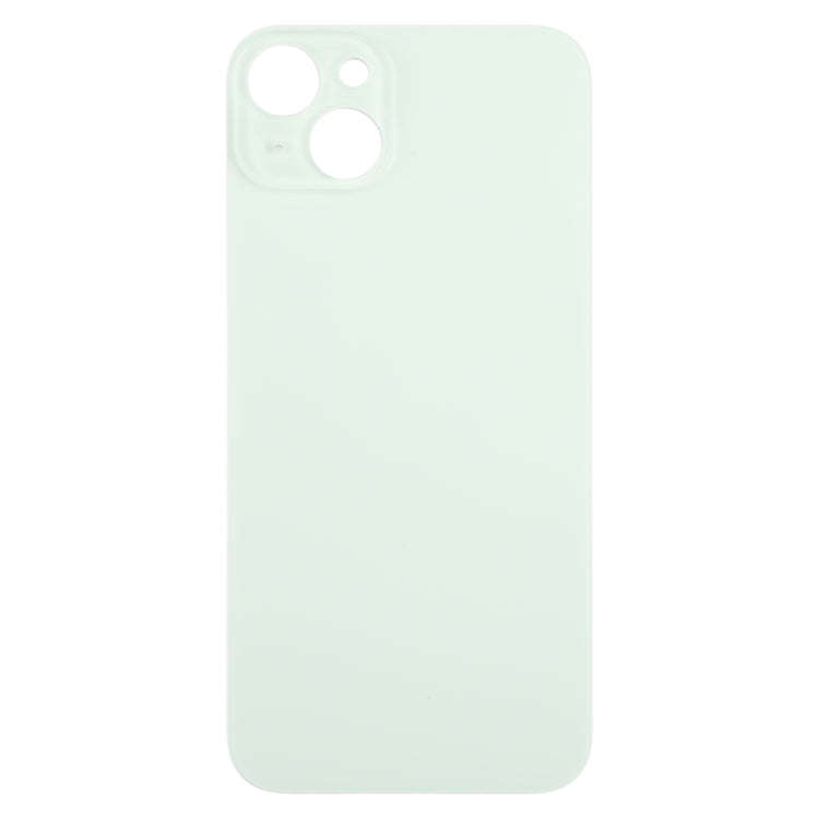 For iPhone 15 Plus Glass Battery Back Cover(Green)