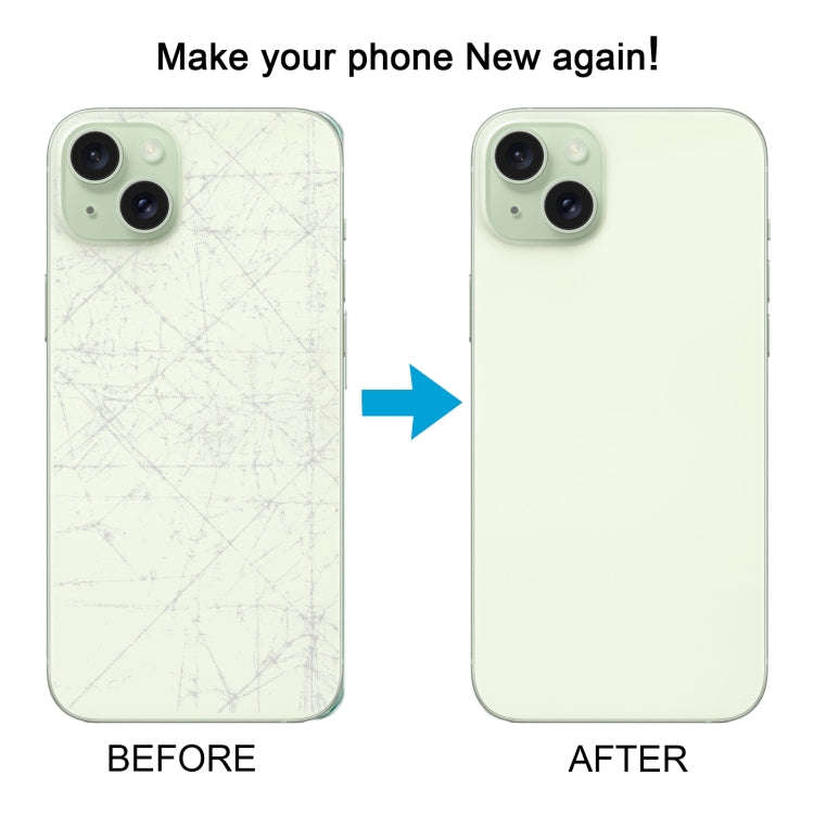 For iPhone 15 Plus Glass Battery Back Cover(Green)