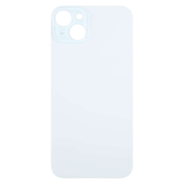 For iPhone 15 Plus Glass Battery Back Cover(Blue)