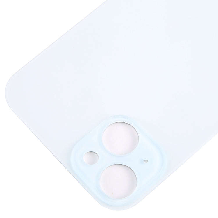 For iPhone 15 Plus Glass Battery Back Cover(Blue)