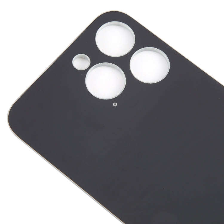 For iPhone 15 Pro Max Glass Battery Back Cover(Titanium)