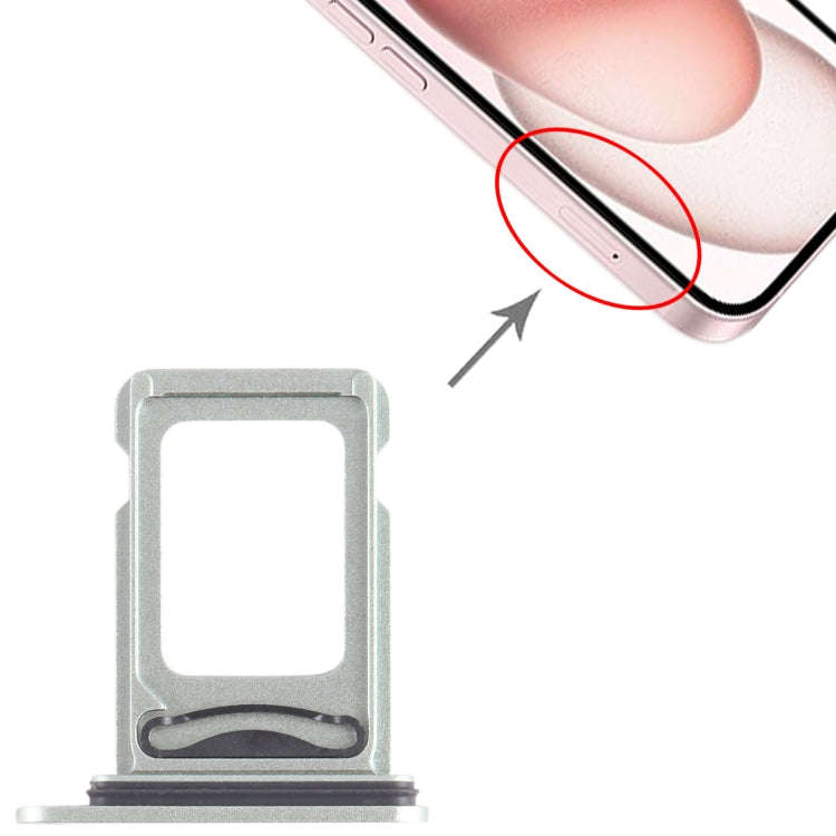 For iPhone 15 Plus SIM + SIM Card Tray (Green)