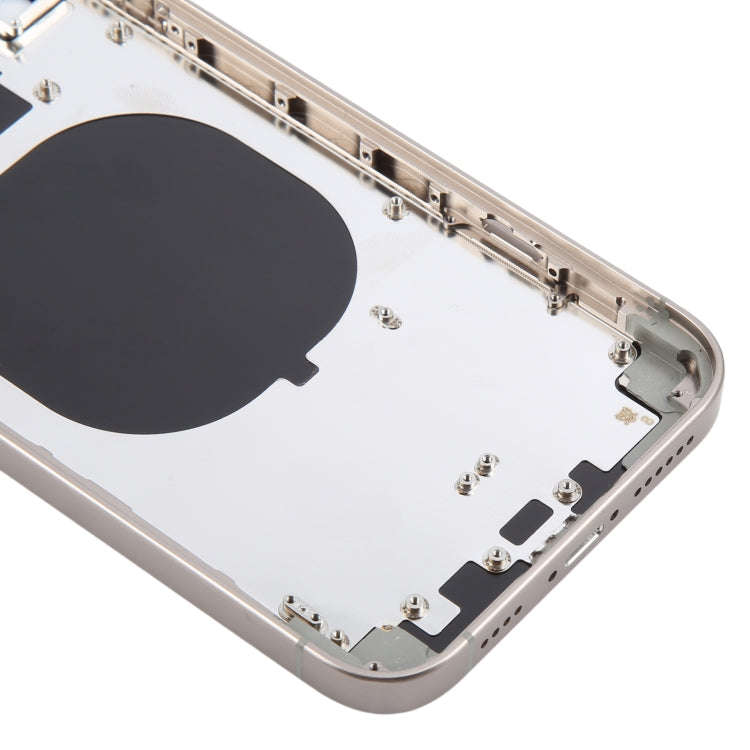 Back Cover with Appearance Imitation of iP15 Pro for iPhone 11(Titanium)