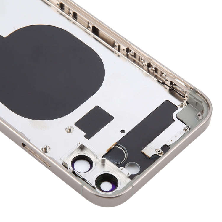Back Cover with Appearance Imitation of iP15 Pro for iPhone 11(Titanium)