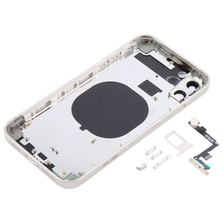 Back Cover with Appearance Imitation of iP15 Pro for iPhone 11(White)