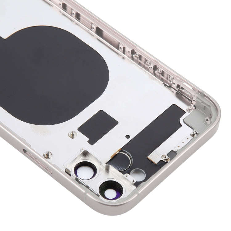 Back Cover with Appearance Imitation of iP15 Pro for iPhone 11(White)